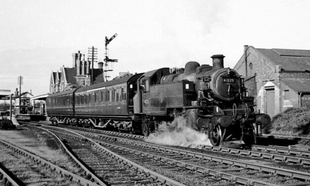 Last Steam Train at Oundle Station (1964)