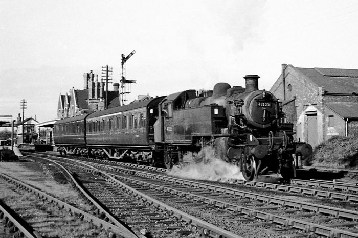 Last Steam Train at Oundle Station (1964)