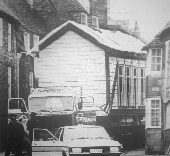 Barnwell Station building in Oundle (1977)