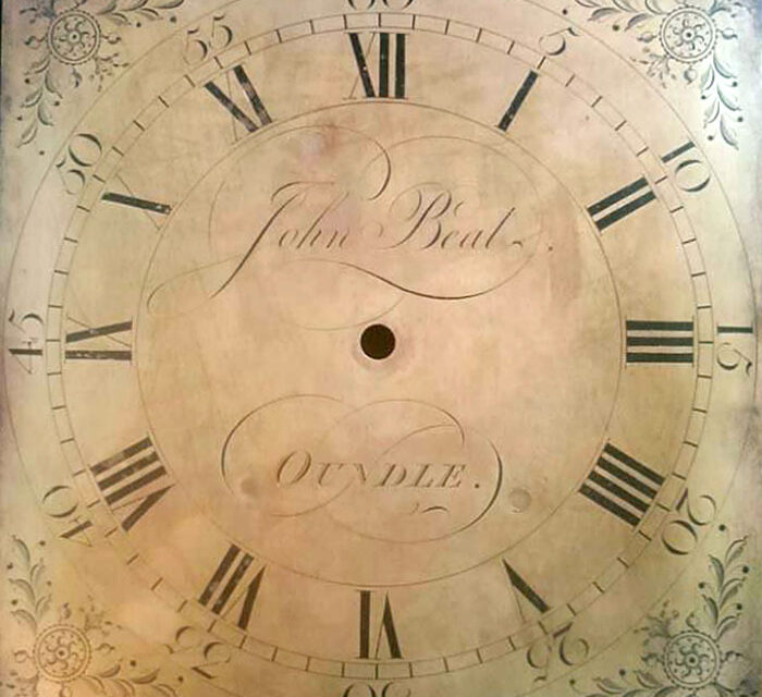 John Beal, Clockmaker, Oundle (1770)