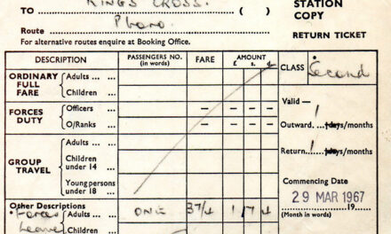 Oundle Railway Ticket (1967)