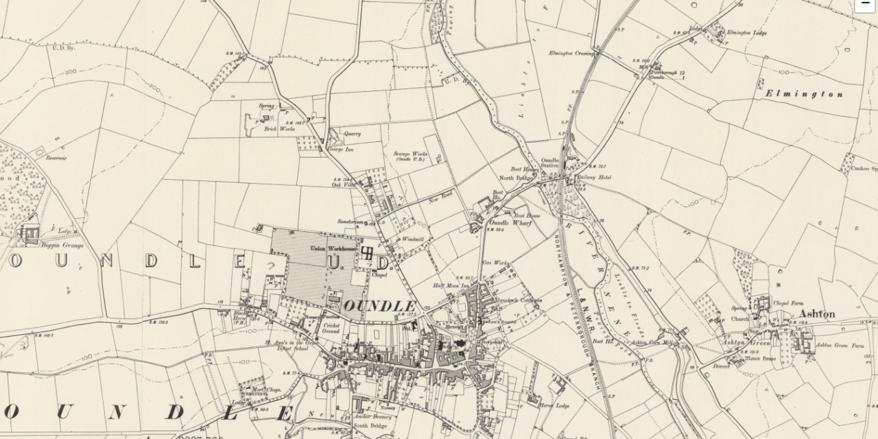 Oundle Maps – Then and Now